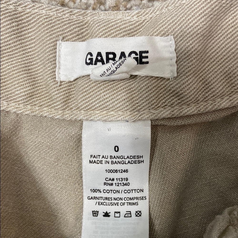 Garage Tan Cargo Pants Relaxed Fit - Picture 2 of 3